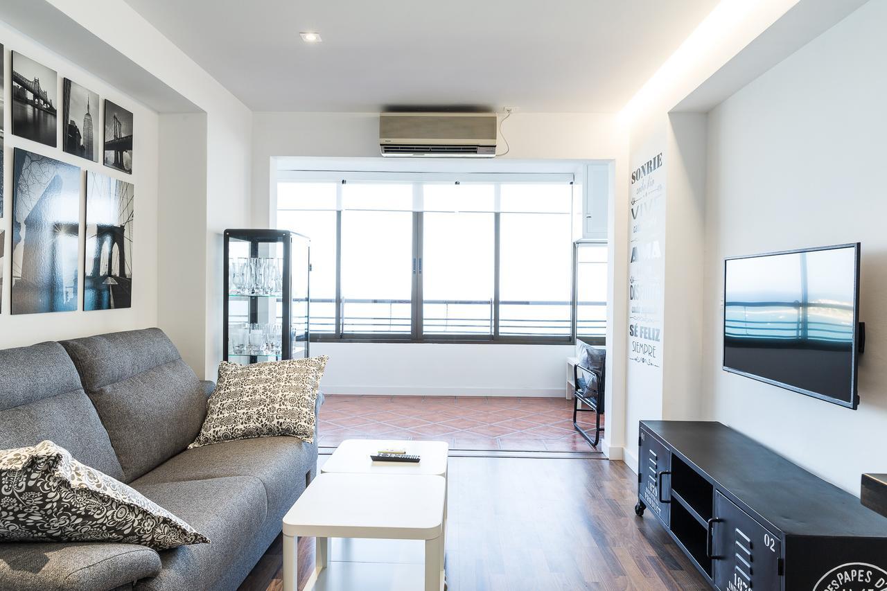 Amazing Sea Views With Ac Two Min Beach Alicante Exterior photo
